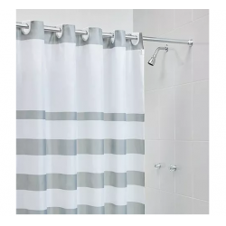 Cortina para baño color Gris