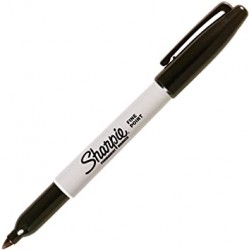 MARCADOR SHARPIE NEGRO